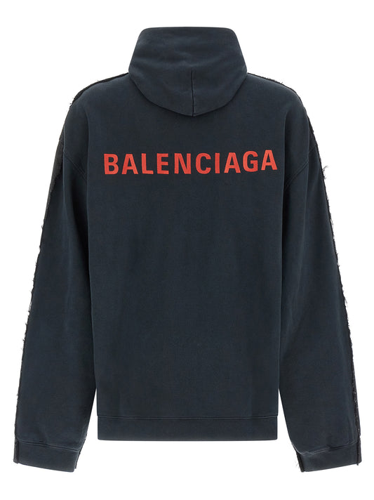 Balenciaga Black Cotton Denim Jacket