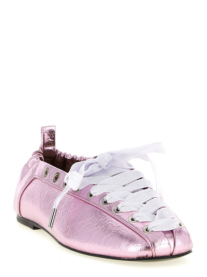 Ganni Multicolor Polyethylene Ballet Flats