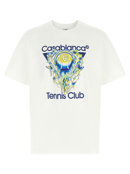 Casablanca White Organic Cotton T-Shirt