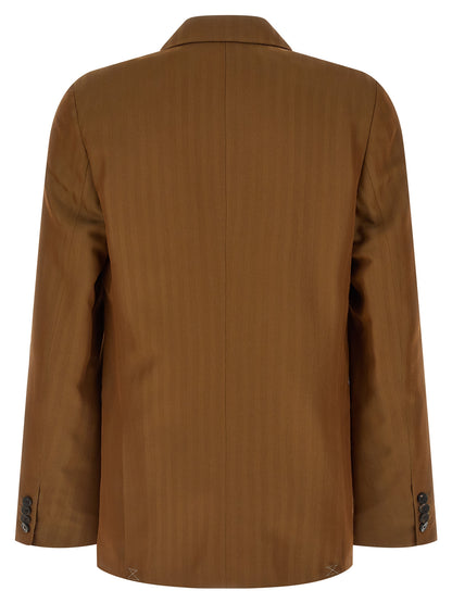 Dries Van Noten Brown Wool Blazer