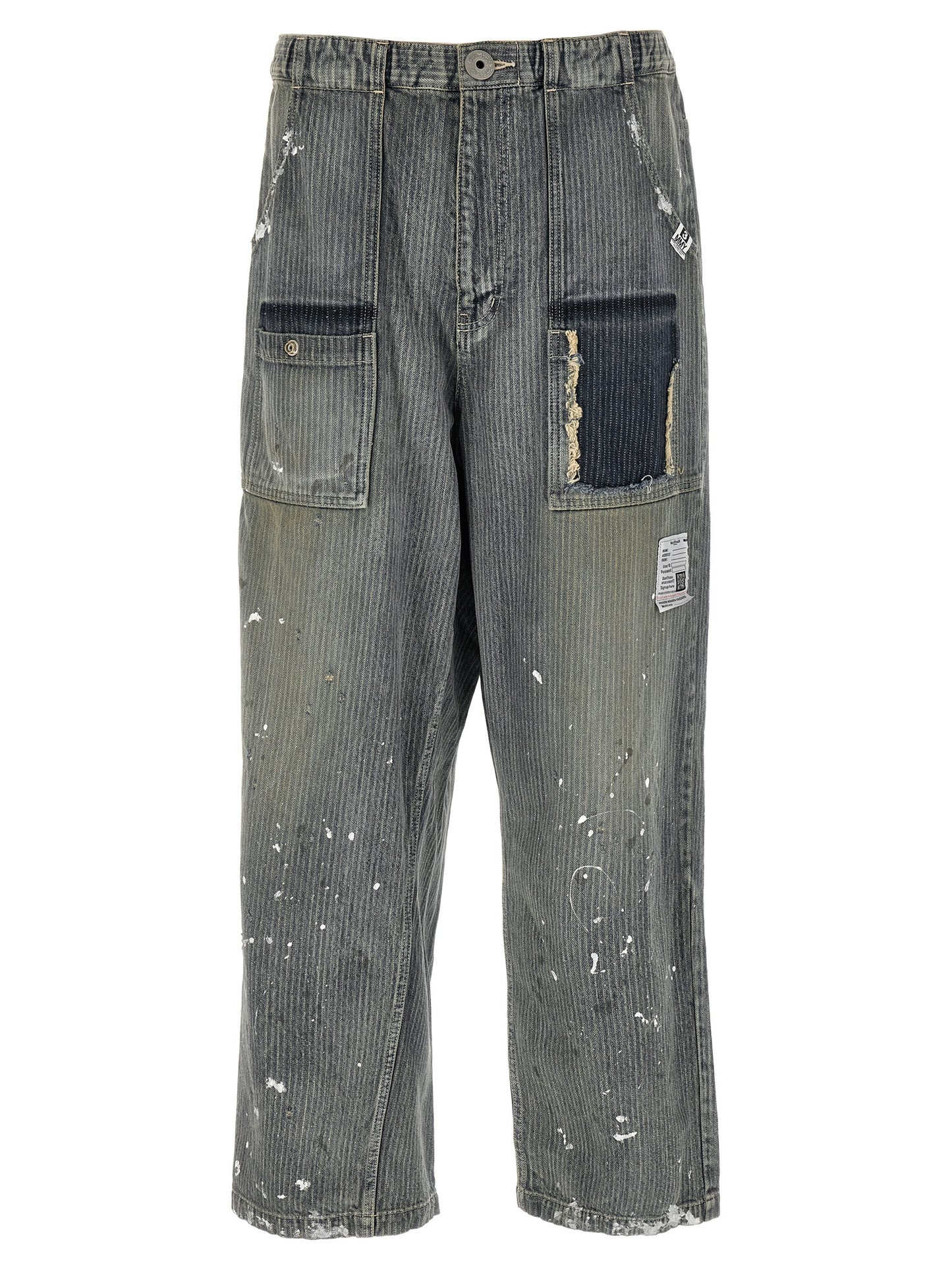 Maison Mihara Yasuhiro Blue Cotton Tapered Jeans
