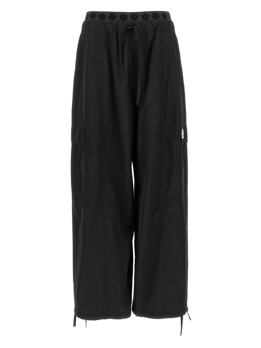 Kenzo Black Polyester Cargo Pants