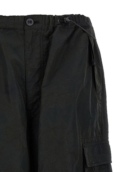 Comme Des Garçons Black Nylon Cargo Pants