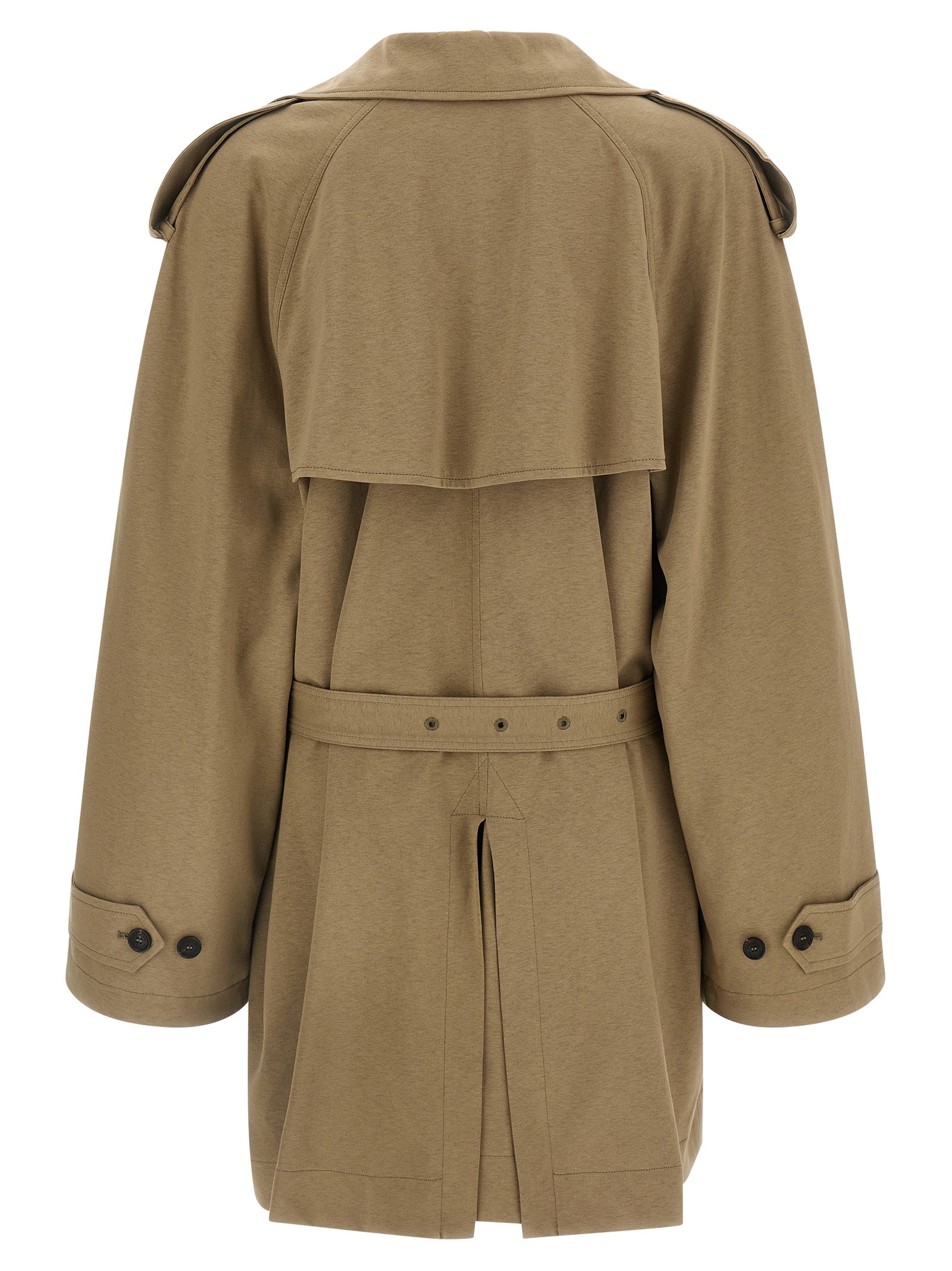 Balenciaga Beige Cotton Coat
