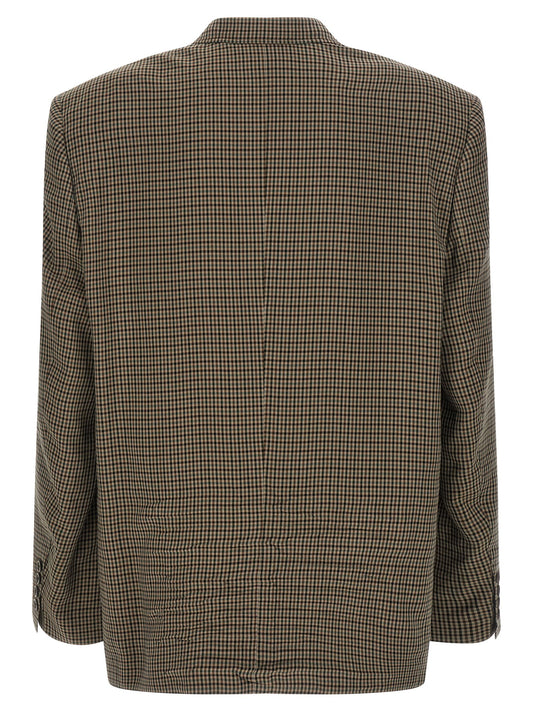 Balenciaga Brown Lyocell Blazer