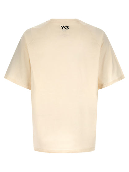 Y-3 White Cotton T-Shirt