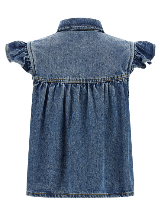Ganni Blue Denim Shirt