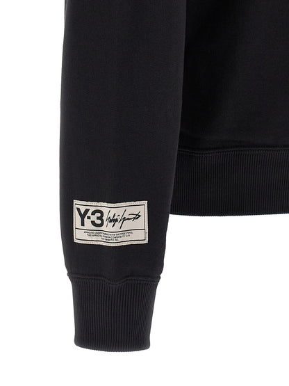 Y-3 Black Cotton Sweatshirt