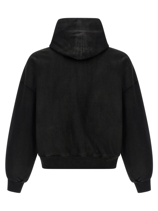 Balenciaga Black Cotton Sweatshirt