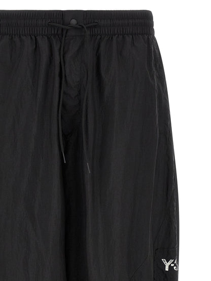 Y-3 Black Polyamide Joggers (Workout Pants)