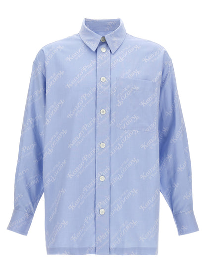 Kenzo Blue Cotton Blouse