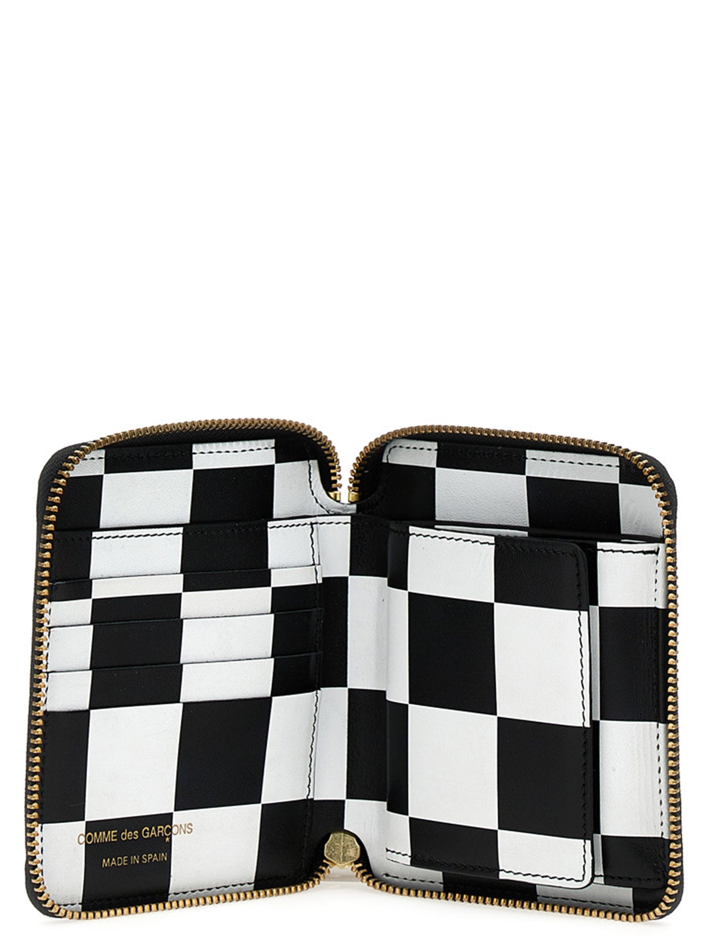 Comme Des Garçons Black Calfskin Cardholder