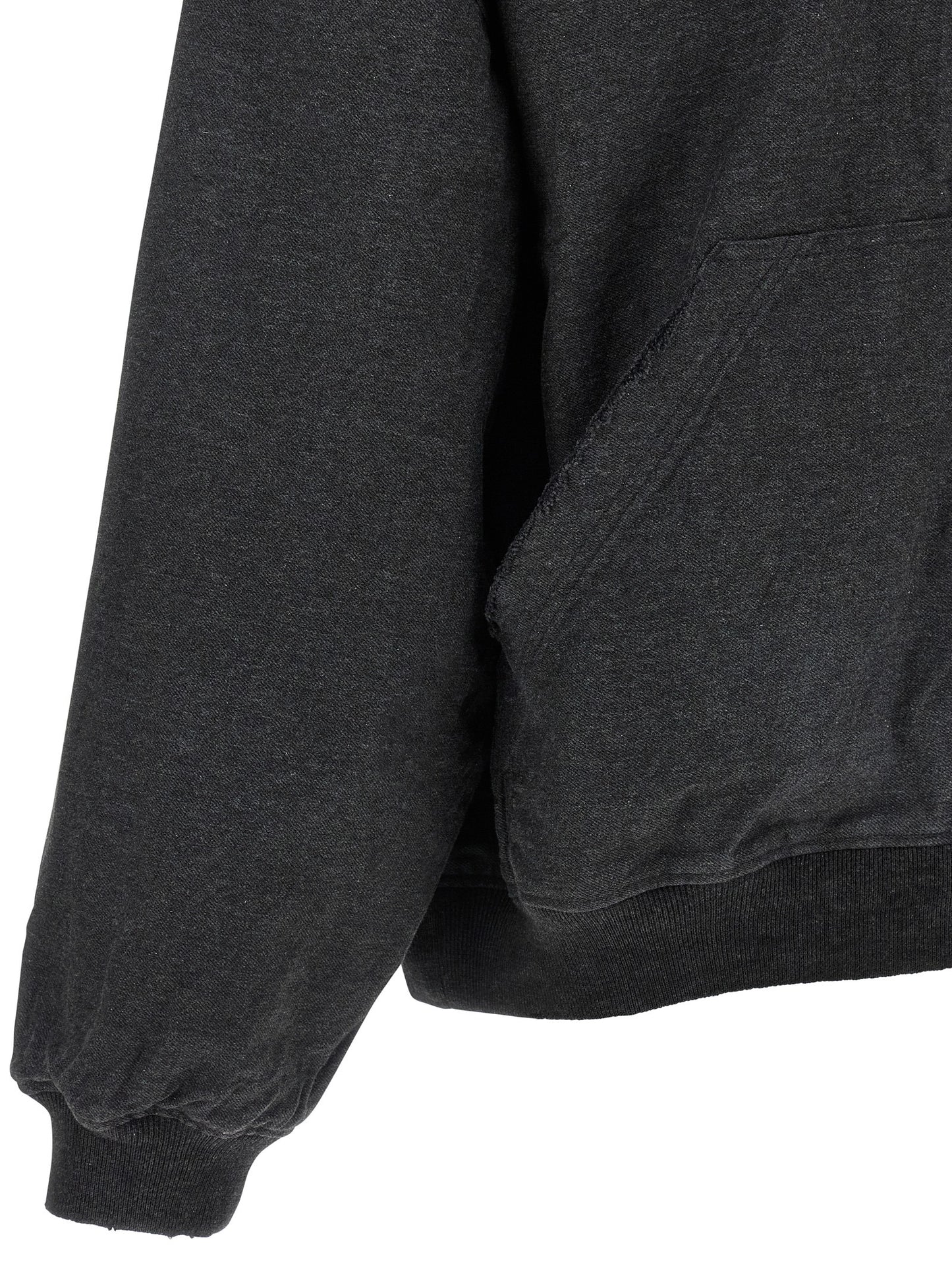 Balenciaga Gray Cotton Sweatshirt