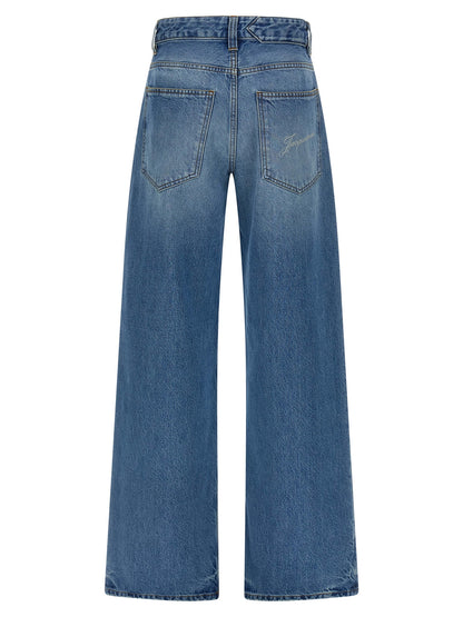 Jacquemus Blue Cotton Jeans Denim