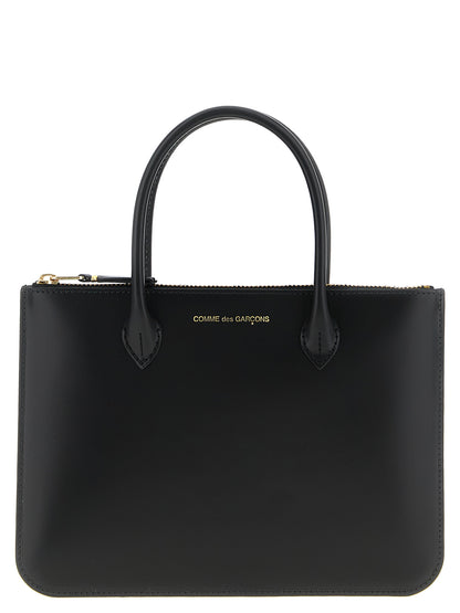 Comme Des Garçons Black Cowhide Handbag
