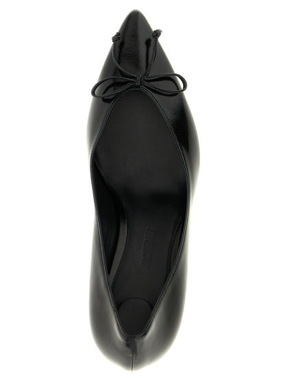 Jacquemus Black Cowhide High Heel Pumps