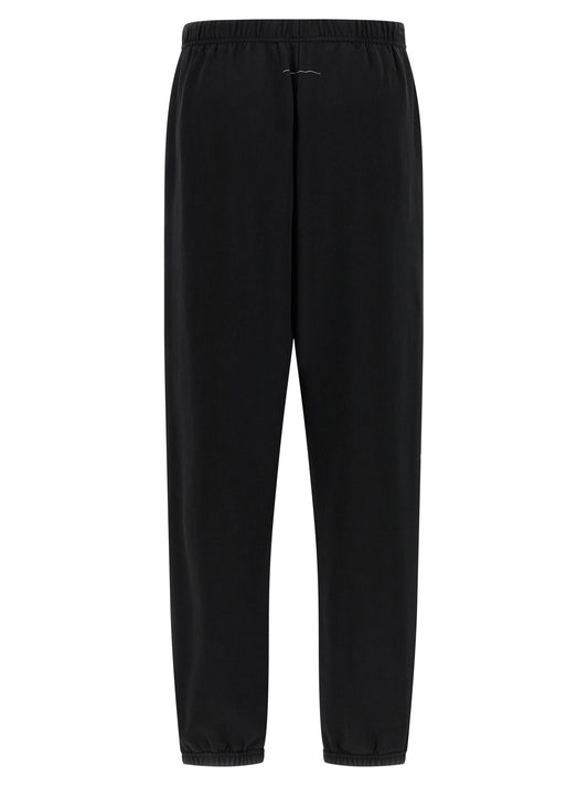 MM6 Maison Margiela Black Cotton Joggers (Workout Pants)