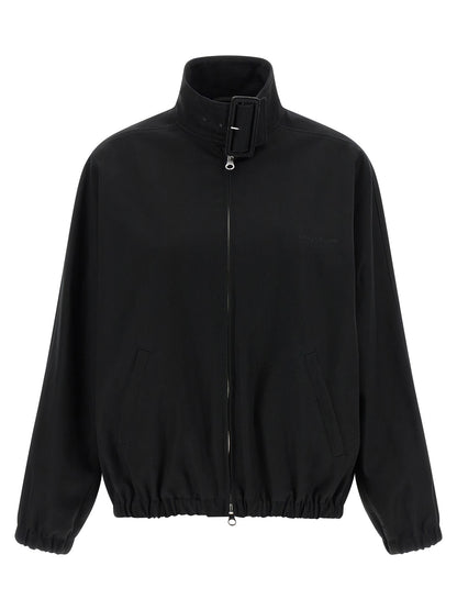 Courrèges Black Cotton Bomber