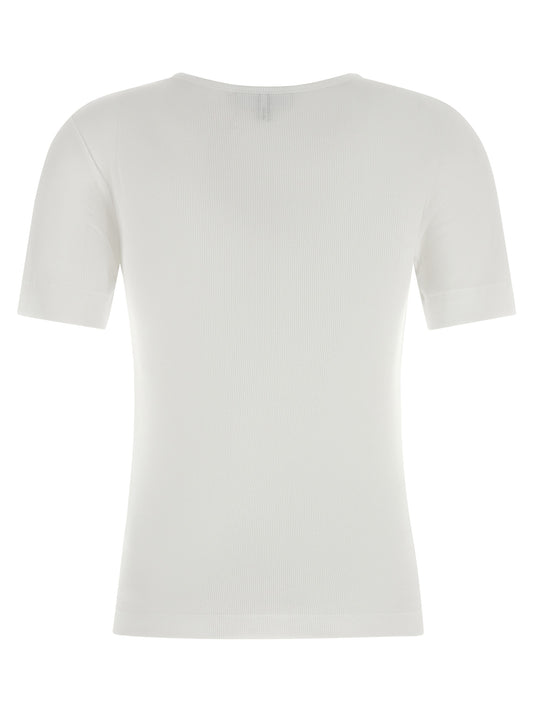 Ganni White Organic Cotton T-Shirt