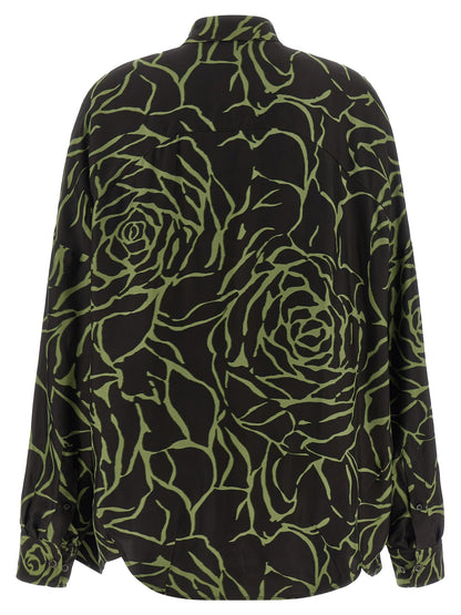 Dries Van Noten Black Viscose Blouse