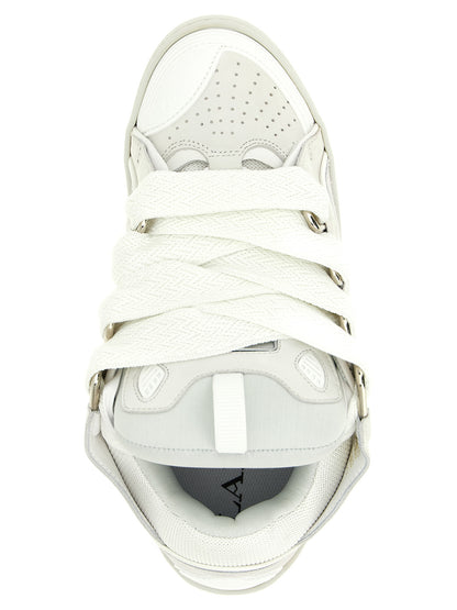 Lanvin White Calfskin Chunky Sneakers
