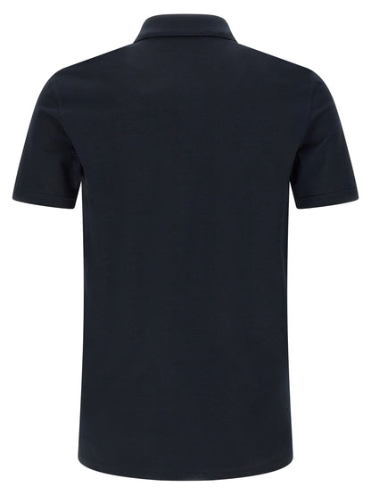 Givenchy Blue Cotton Polo Shirt