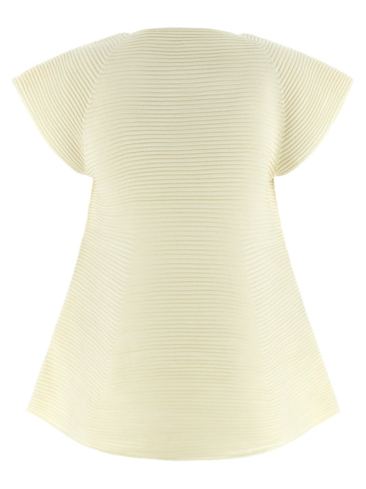 Issey Miyake Bicolor Polyester Short Dress