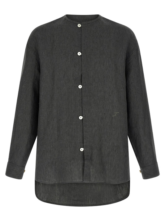 Jacquemus Gray Linen Blouse