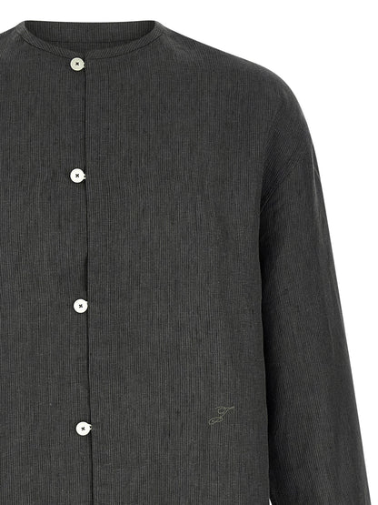 Jacquemus Gray Linen Blouse