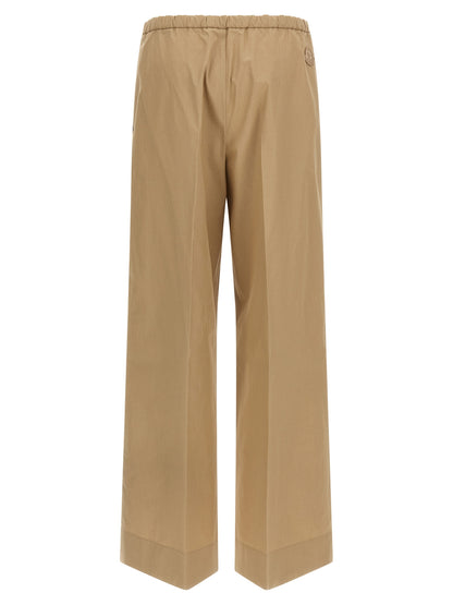 Moncler Beige Cotton Casual Pants
