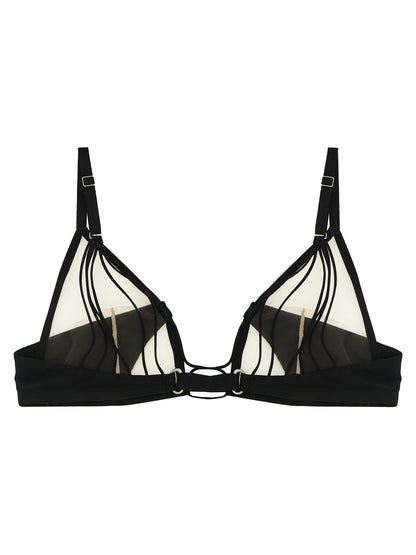 Rick Owens Black Nylon Bra