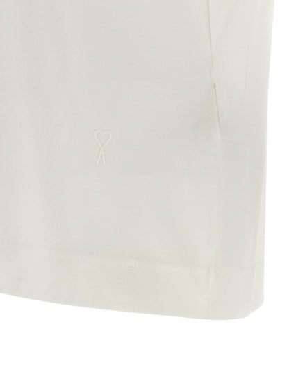 Ami Paris White Cotton T-Shirt