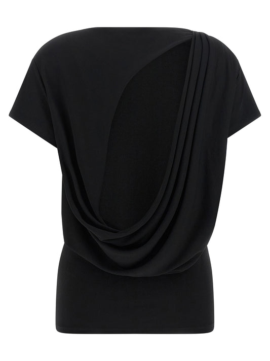 Jacquemus Black Viscose T-Shirt