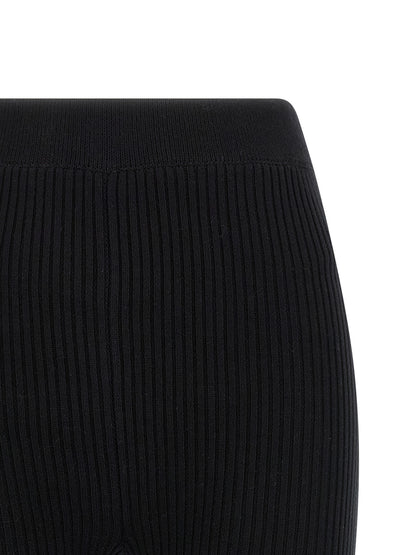 Ganni Black Organic Cotton Casual Pants