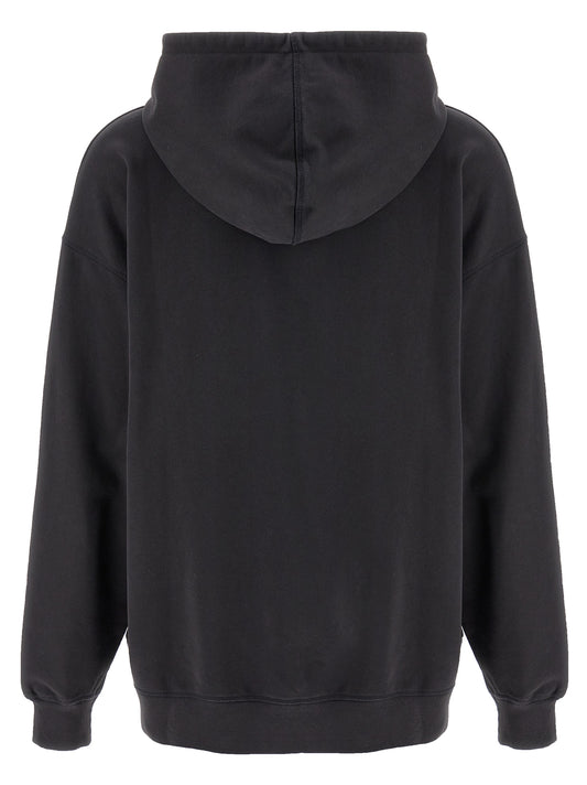Ganni Gray Organic Cotton Hoodie