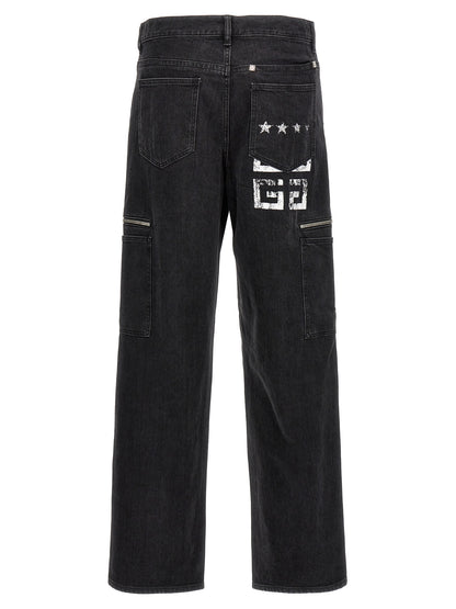 Givenchy Black Cotton Jeans Denim