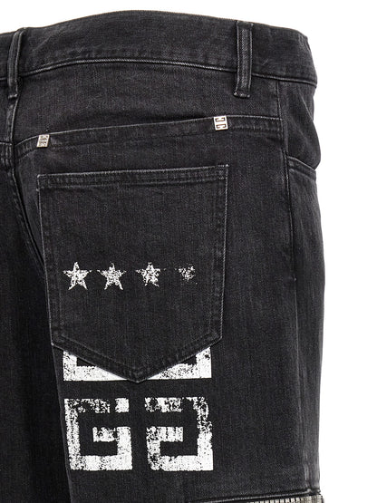 Givenchy Black Cotton Jeans Denim