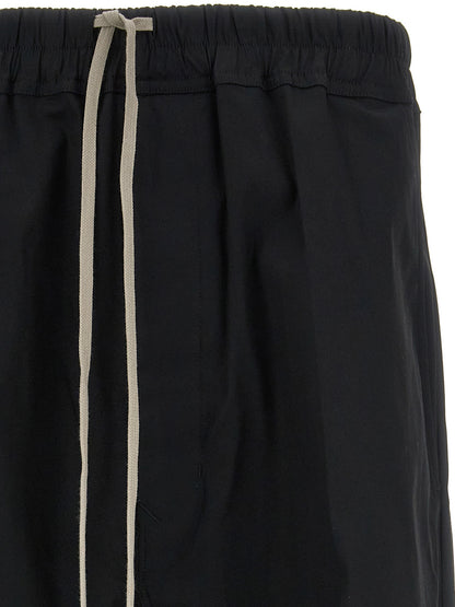 Rick Owens Black Cotton Casual Pants