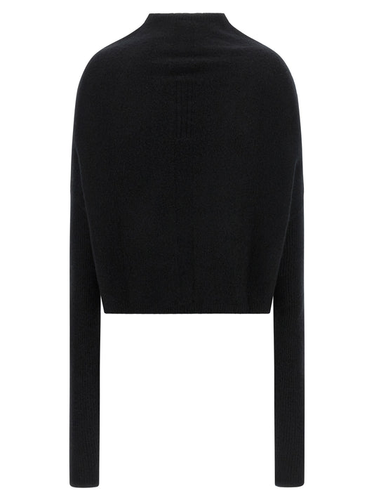 Rick Owens Black Cashmere Cardigan