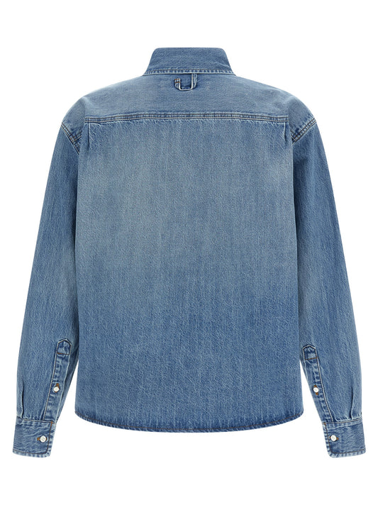 Jacquemus Blue Cotton Blouse
