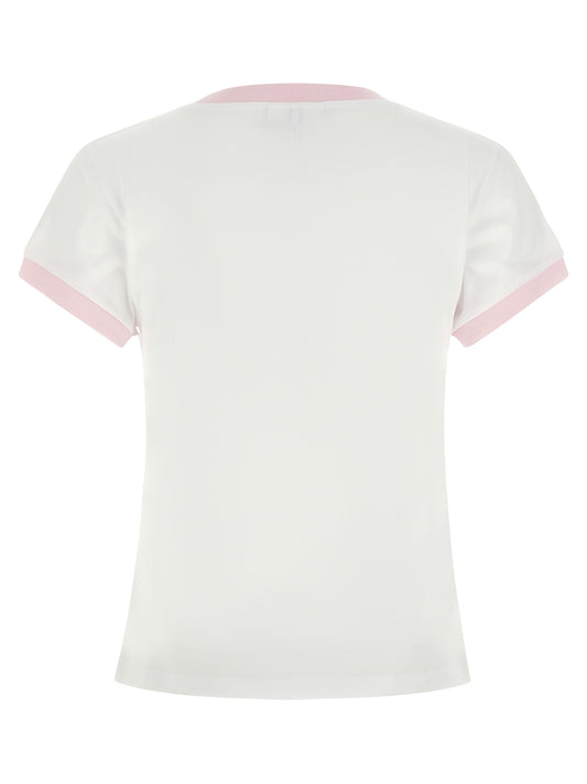 Ganni White Organic Cotton T-Shirt