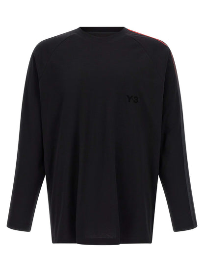 Y-3 Black Cotton T-Shirt