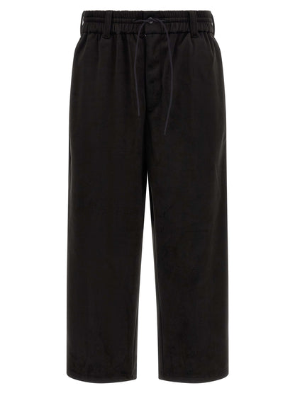 Y-3 Black Recycled Polyester Joggers (Workout Pants)
