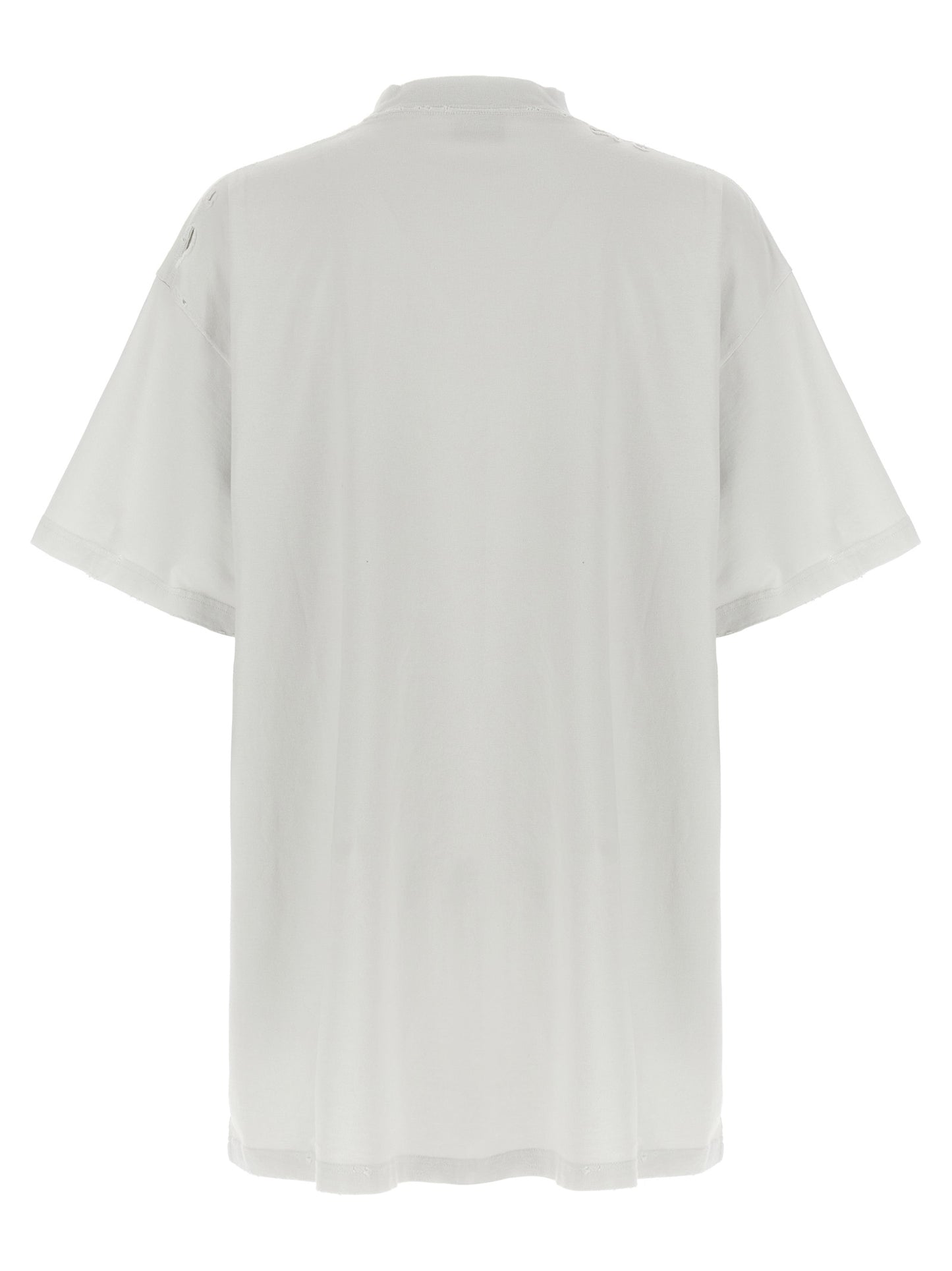 Balenciaga White Cotton T-Shirt
