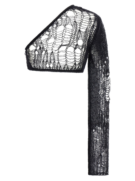 Rick Owens Black Nylon Tank Tops