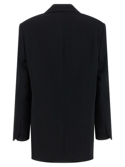 Dries Van Noten Black Polyester Blazer