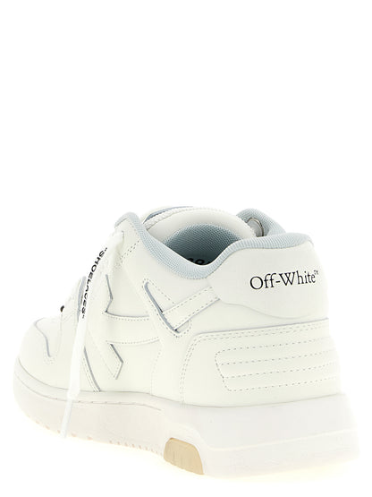 Off-White Bicolor Calfskin Athletic Sneakers