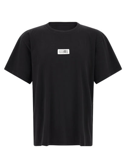MM6 Maison Margiela Black Cotton T-Shirt