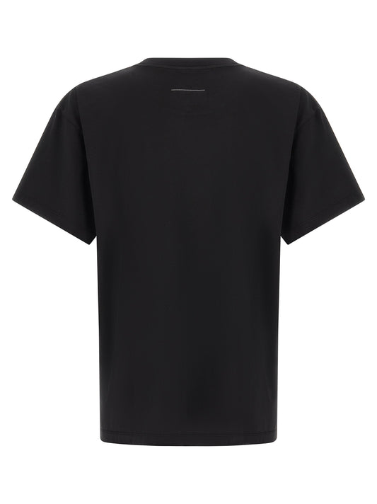 MM6 Maison Margiela Black Cotton T-Shirt