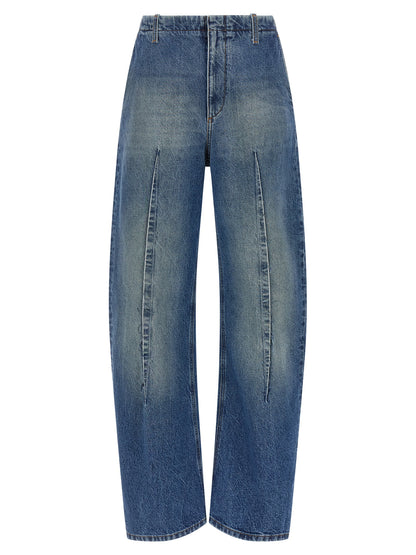 MM6 Maison Margiela Blue Cotton High-Waisted Jean